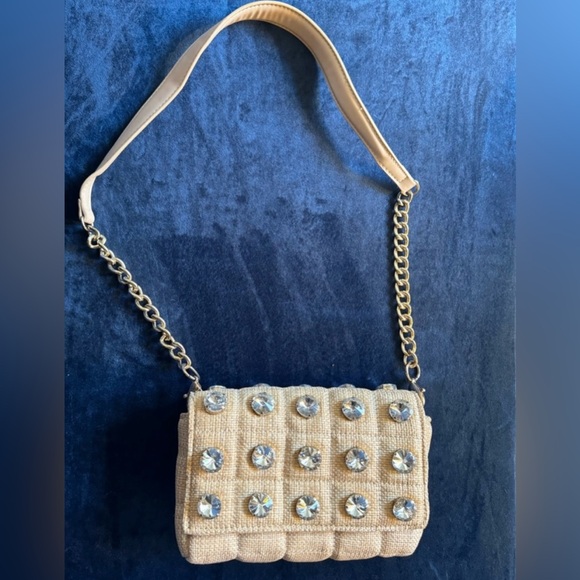 Zara Quilted Rhinestone Bag - Picture 3 of 4